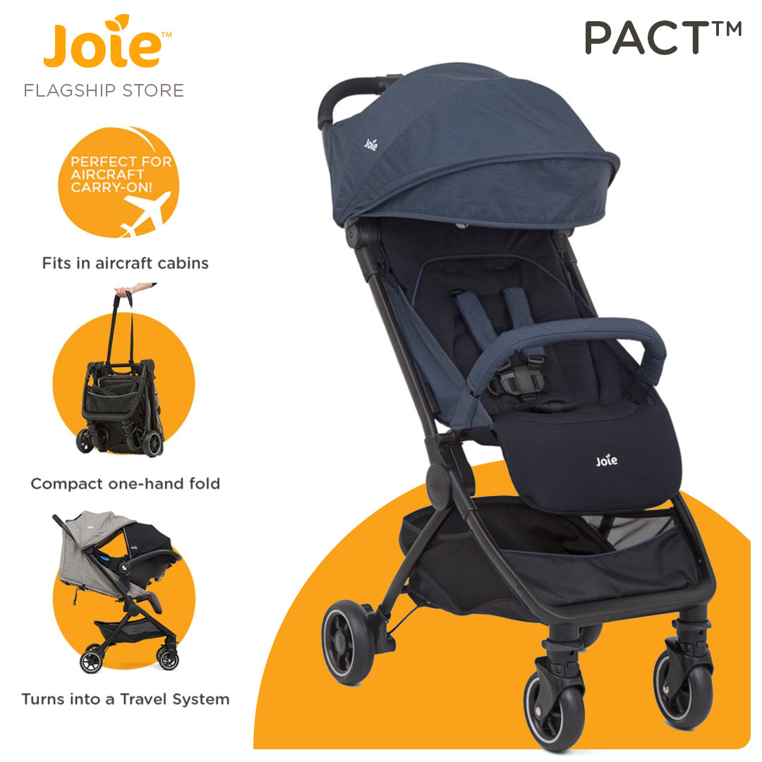 Joie Pact Stroller Compact and Lightweight Navy Blazer