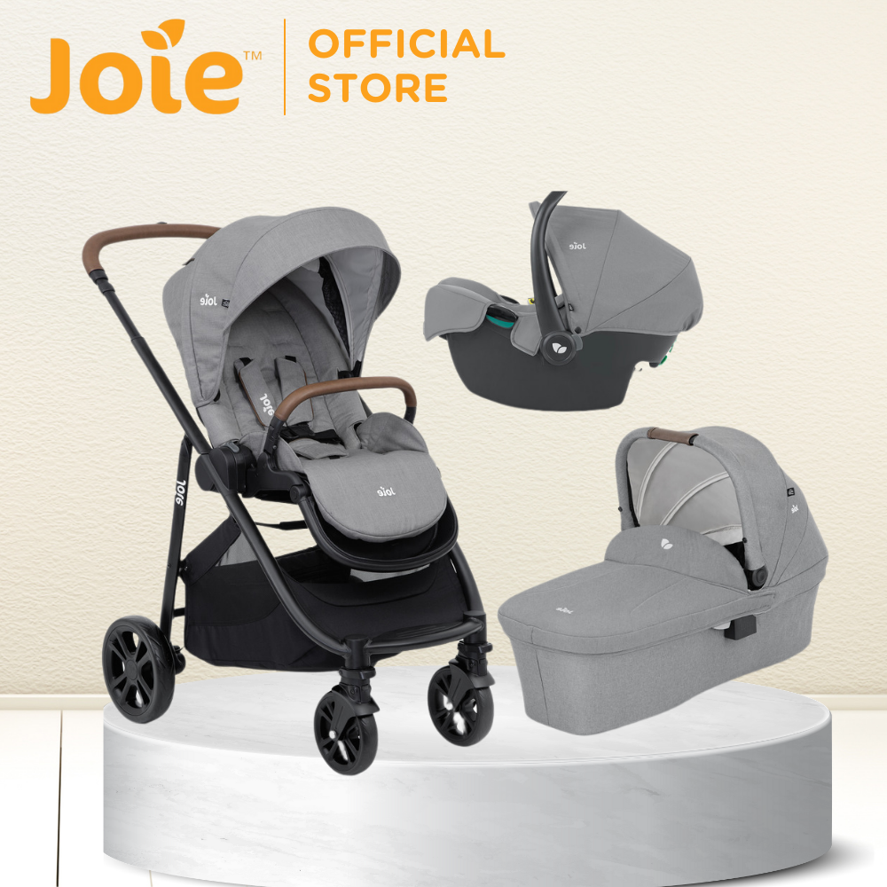 Joie Versatrax™ Trio (Stroller with Trio Travel System Bundle - Versatrax, I-snug, and ramble) Suitable from Birth up to 22kgs