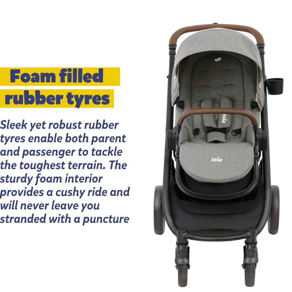 Joie Versatrax™ Trio (Stroller with Trio Travel System Bundle - Versatrax, I-snug, and ramble) Suitable from Birth up to 22kgs
