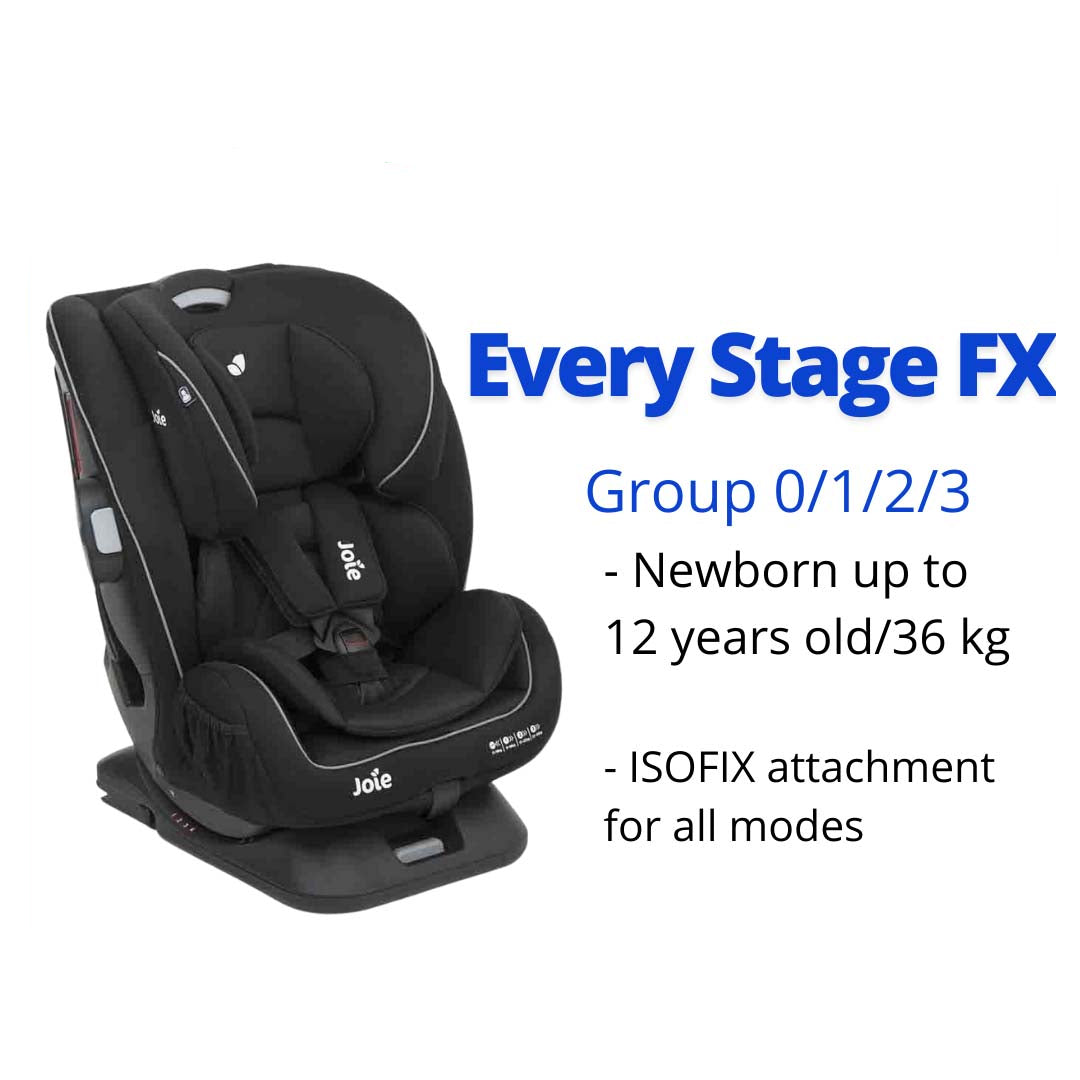 Joie Every Stage Fx Car Seat (Coal)