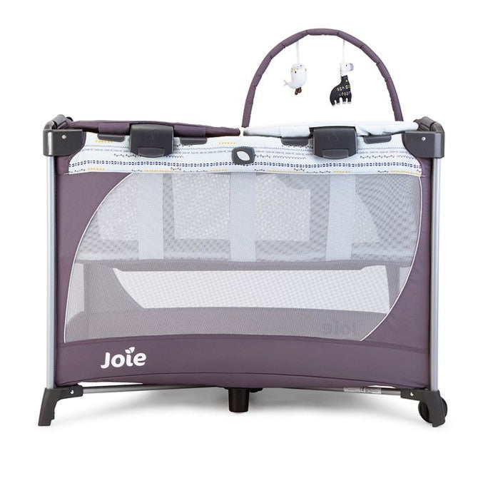 Joie Commuter Change & Snooze Travel Cot - Khloe & Bert Gray