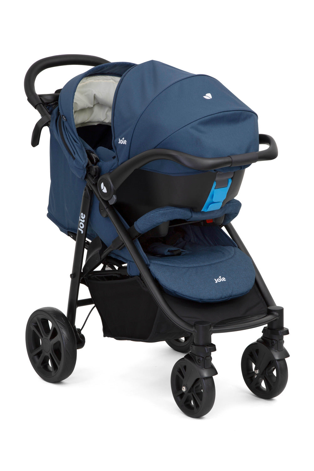 Joie Litetrax 4 Travel System - Deep Sea, Suitable from Birth up to 15kgs