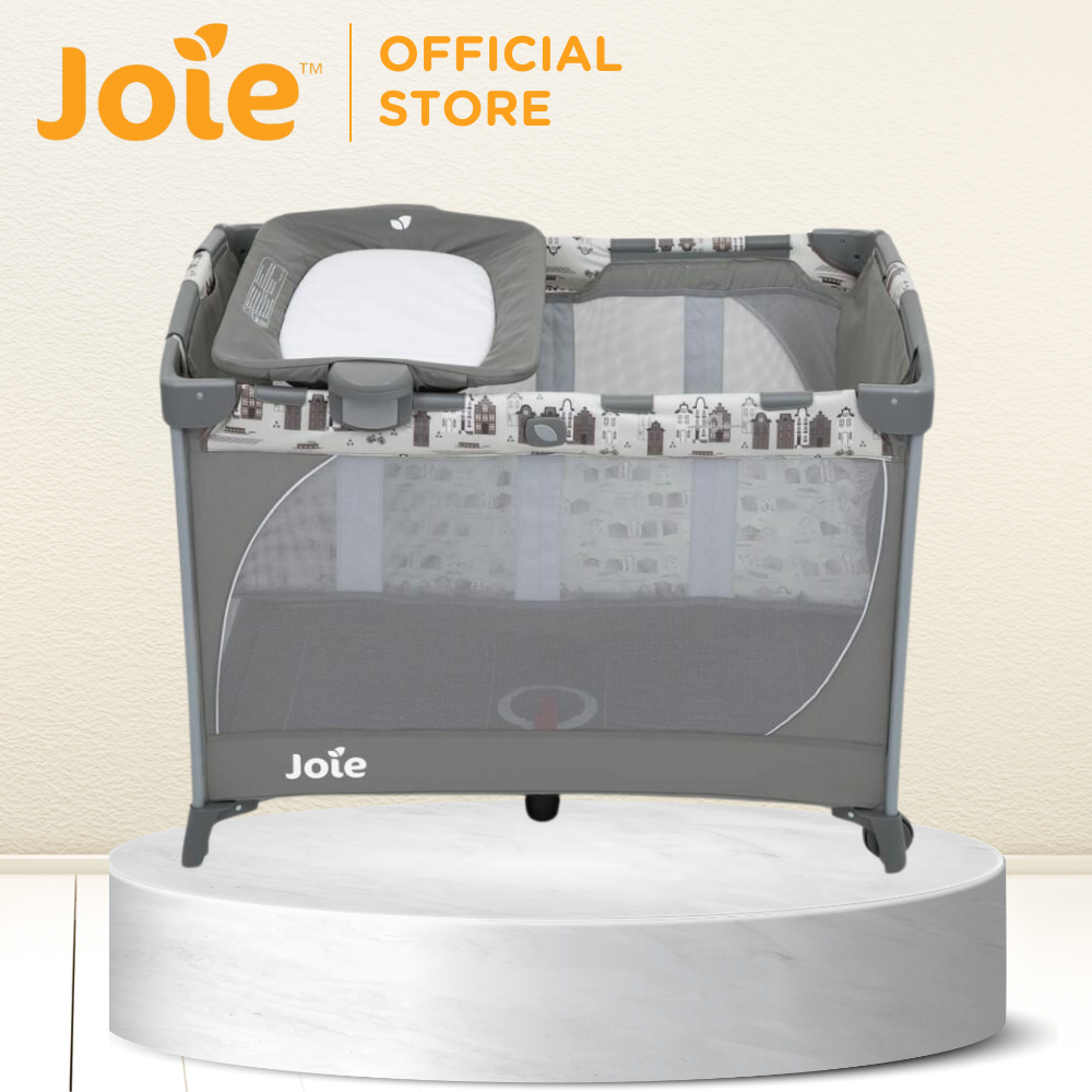 Joie Commuter™  Change with Bassinet Travel Cot Playpen Crib - Birth Up to 15 kg