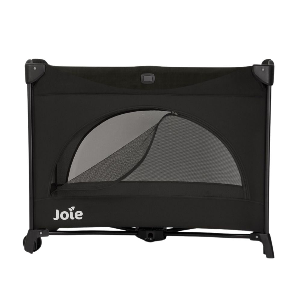 Joie Kubbie Sleep Bedside Crib & Travel Cot Suitable From Birth to 15kg- Shale