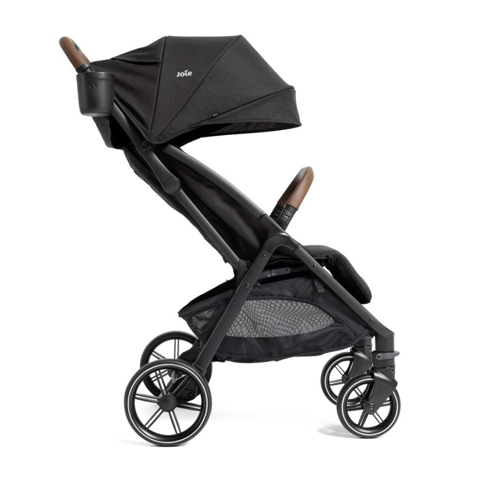 Joie Nutmeg Compact Travel Stroller Suitable From Birth to 22kg- Shale
