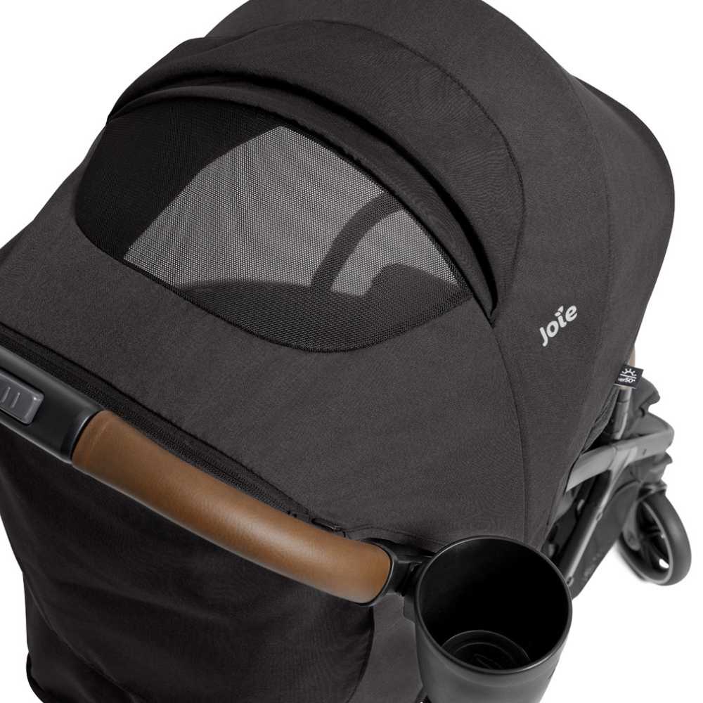 Joie Nutmeg Compact Travel Stroller Suitable From Birth to 22kg- Shale