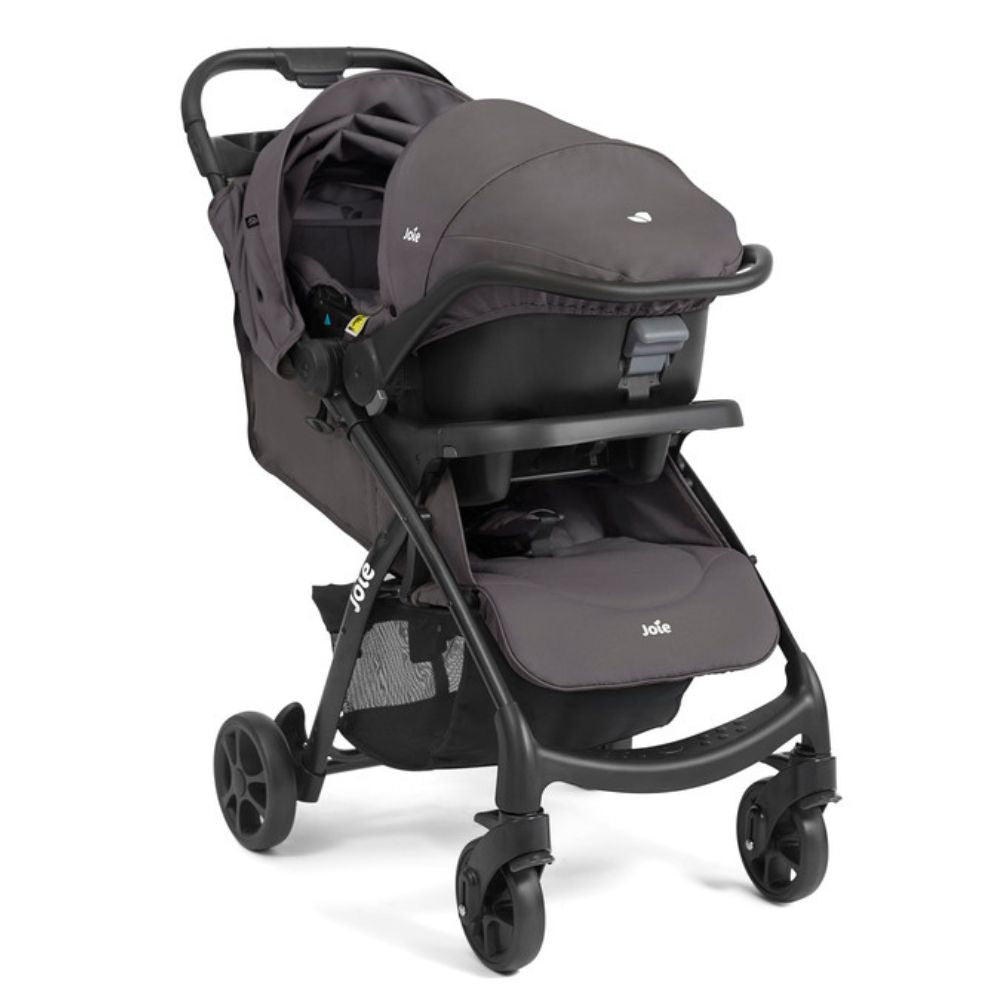 Joie Muze LX Travel System with Joie Juva Infant Car Seat - Thunder