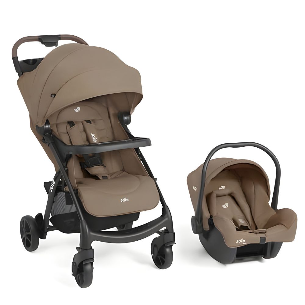 Joie Muze LX Travel System with Joie Juva Infant Car Seat - Toffee