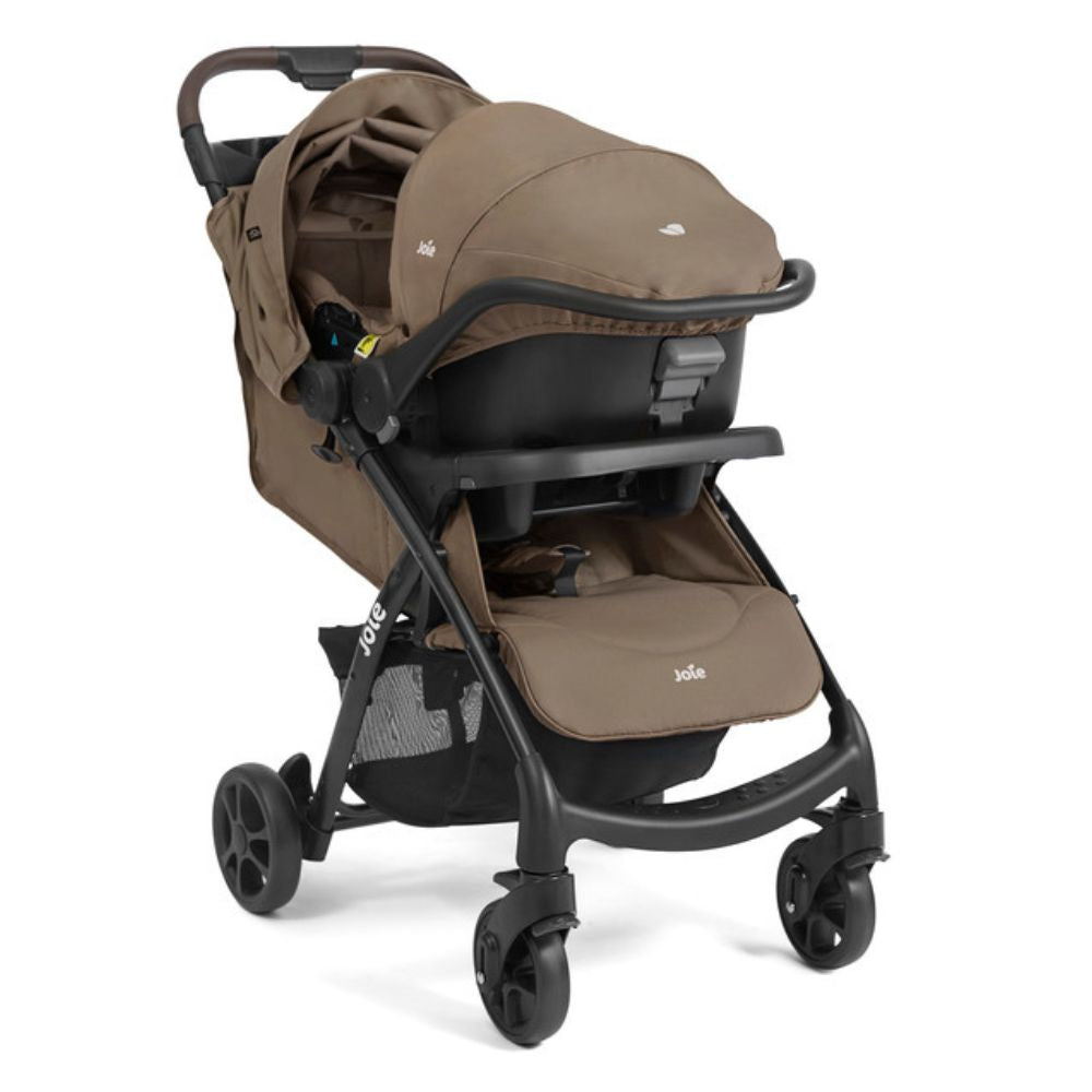 Joie Muze LX Travel System with Joie Juva Infant Car Seat - Toffee