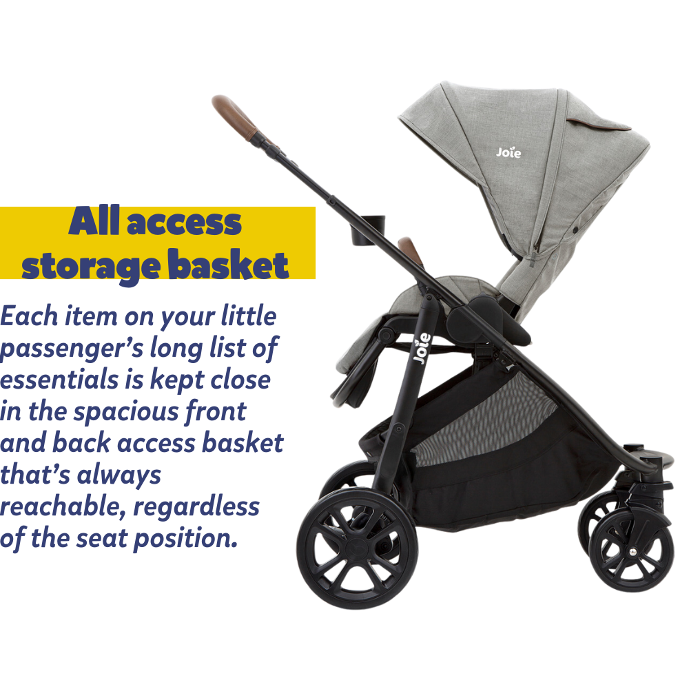 Joie Versatrax™ Trio (Stroller with Trio Travel System Bundle - Versatrax, I-snug, and ramble) Suitable from Birth up to 22kgs