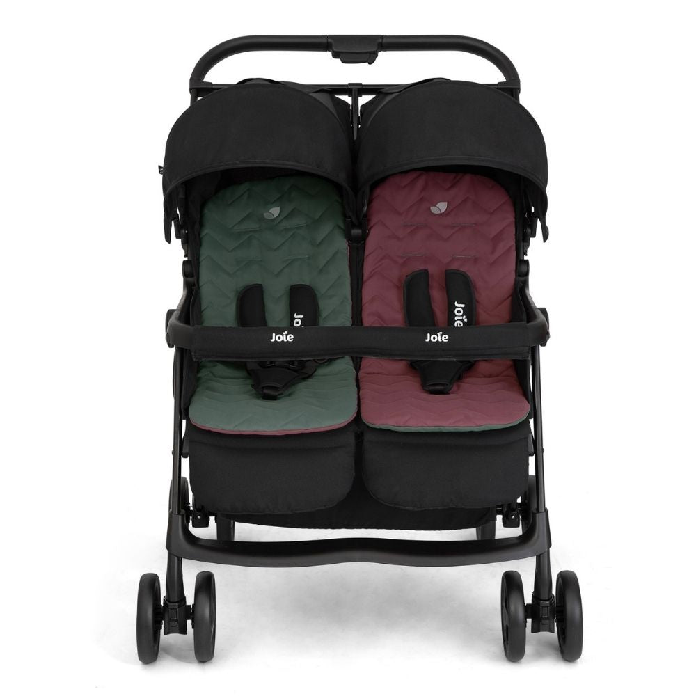 Joie Aire Twin Stroller Suitable From Birth To 15kg- Shale