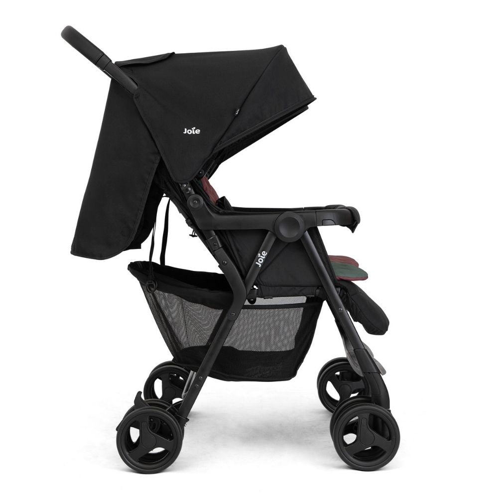 Joie Aire Twin Stroller Suitable From Birth To 15kg- Shale