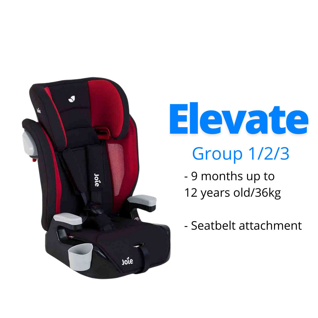 Joie Elevate Car Seat (Cherry)