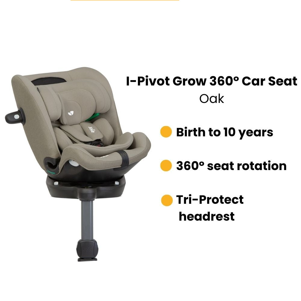 Joie I-Pivot Grow 360 Car Seat (Oak)