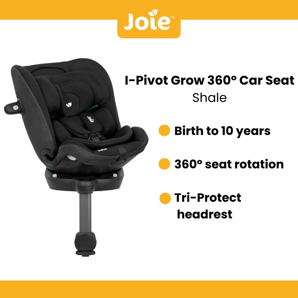 Joie I-Pivot Grow 360º Car Seat (Shale)