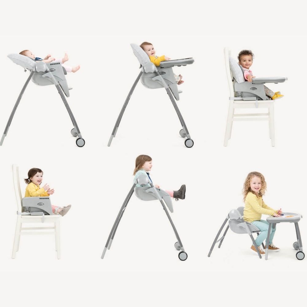 Joie Multiply 6in1 High Chair (Walnut Wood)