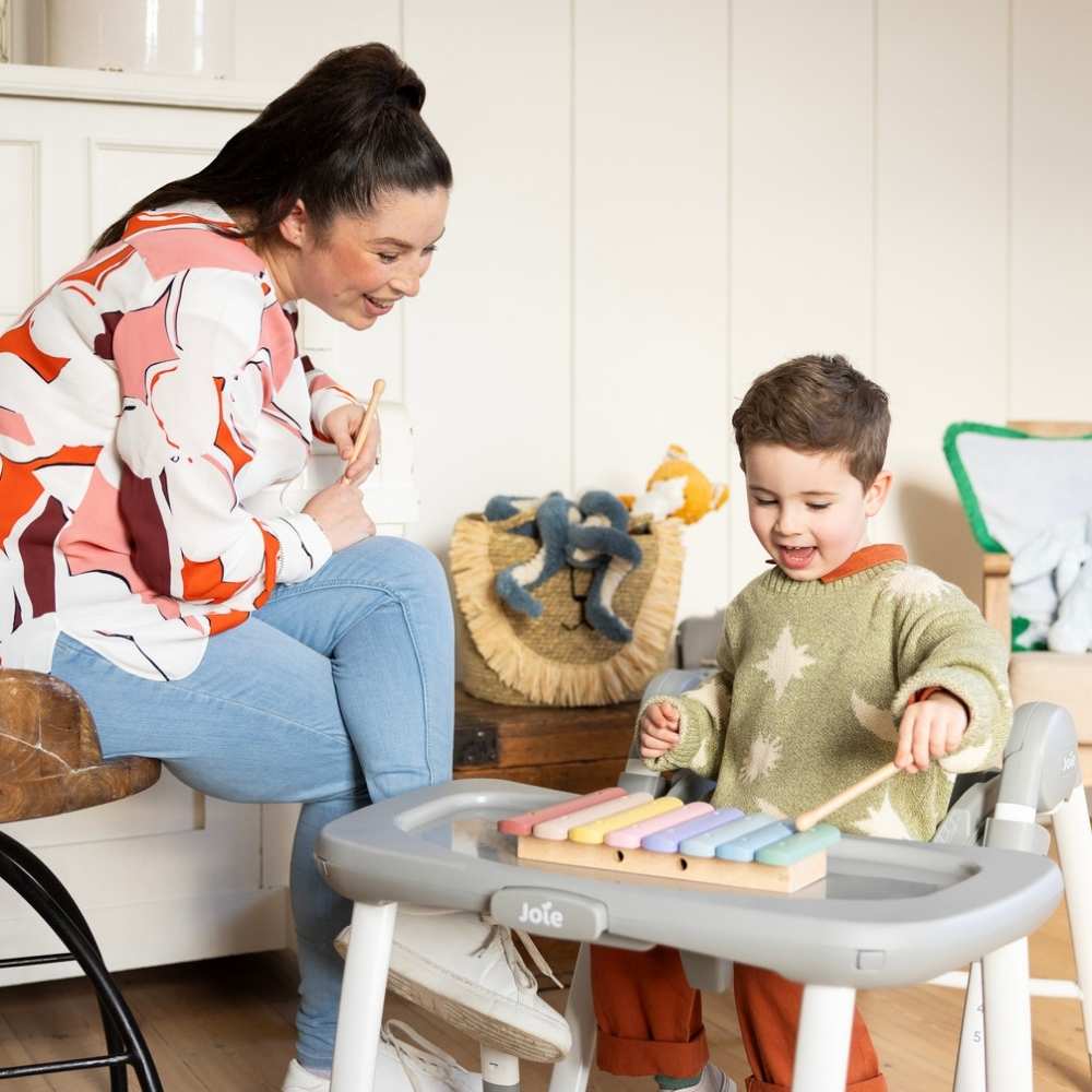 Joie Multiply 6in1 High Chair (Walnut Wood)