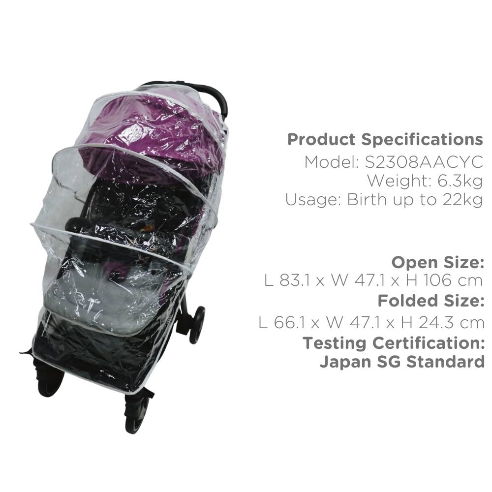 Joie Pact Pro Stroller (Lilac)