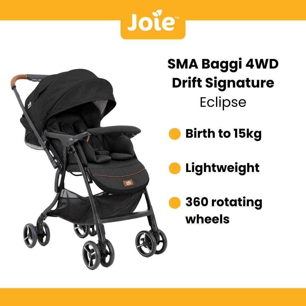 Joie SMA Baggi 4WD Drift Signature Stoller (Eclipse)