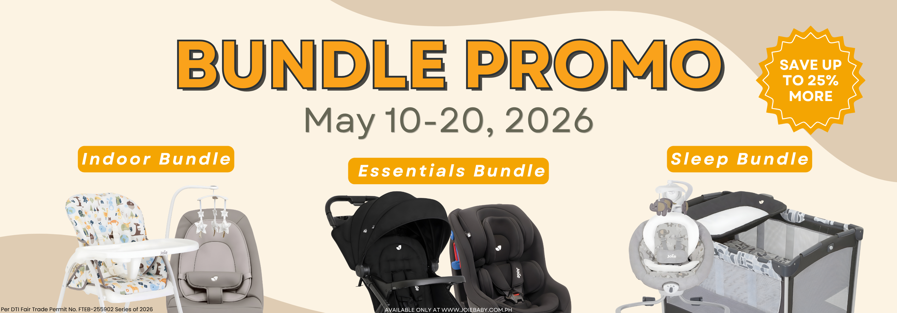 Joie bundle banner