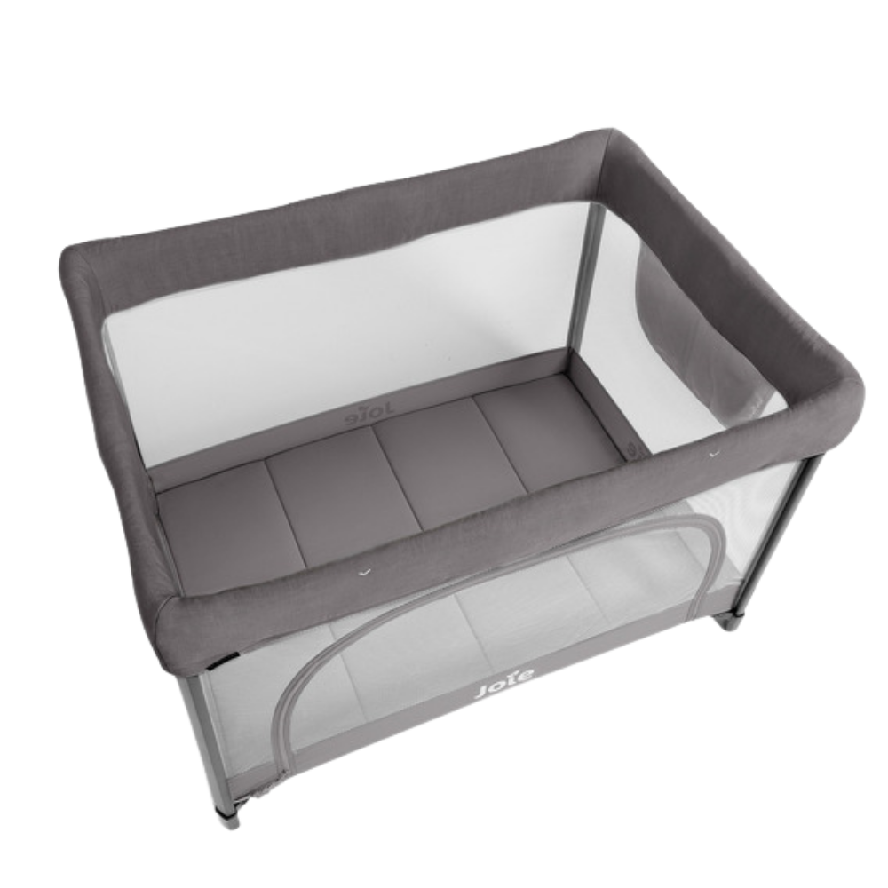 Joie Sesame™ LX One-Hand Fold Playard with Bassinet & Changer , Birth up to 30 lb - Thunder