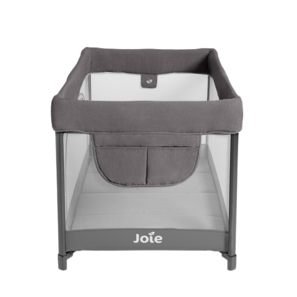 Joie Sesame™ LX One-Hand Fold Playard with Bassinet & Changer , Birth up to 30 lb - Thunder