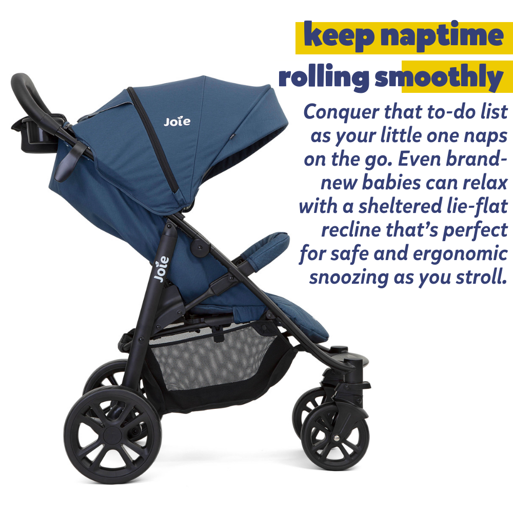 Joie Litetrax 4 Travel System - Deep Sea, Suitable from Birth up to 15kgs
