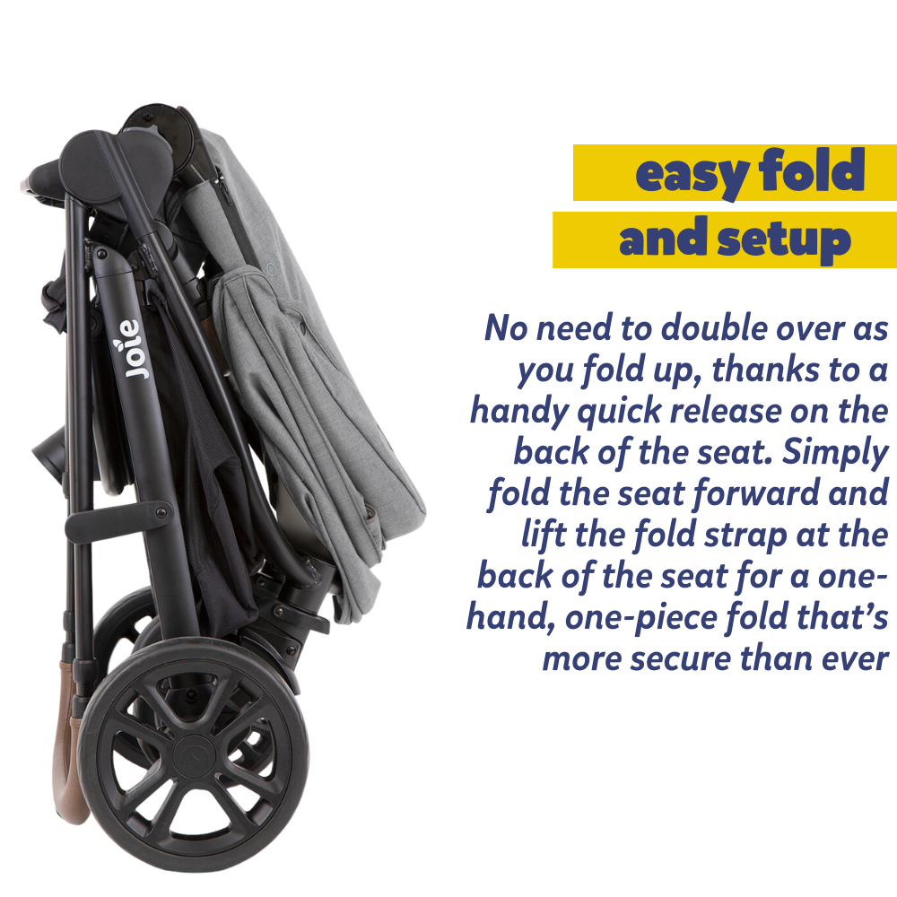 Joie Versatrax™ Trio (Stroller with Trio Travel System Bundle - Versatrax, I-snug, and ramble) Suitable from Birth up to 22kgs