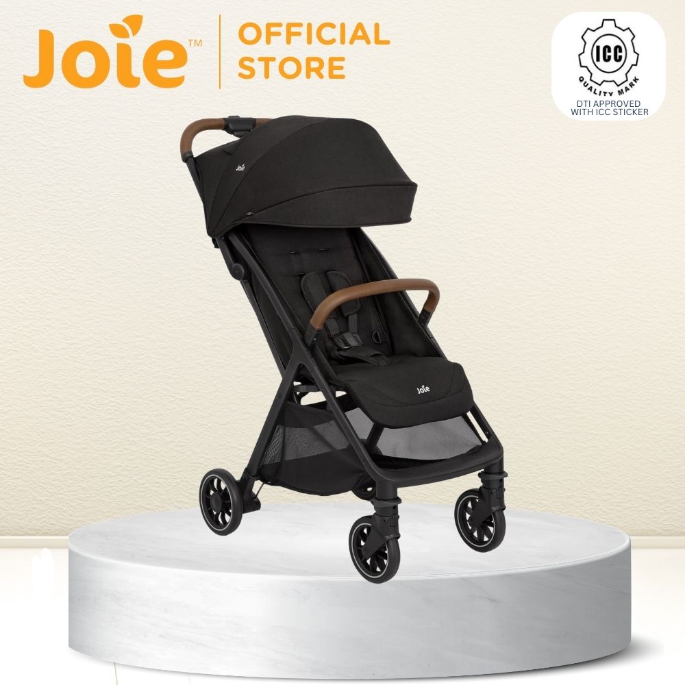Joie Pact Pro Stroller with Rain Cover & Adapters in Shale