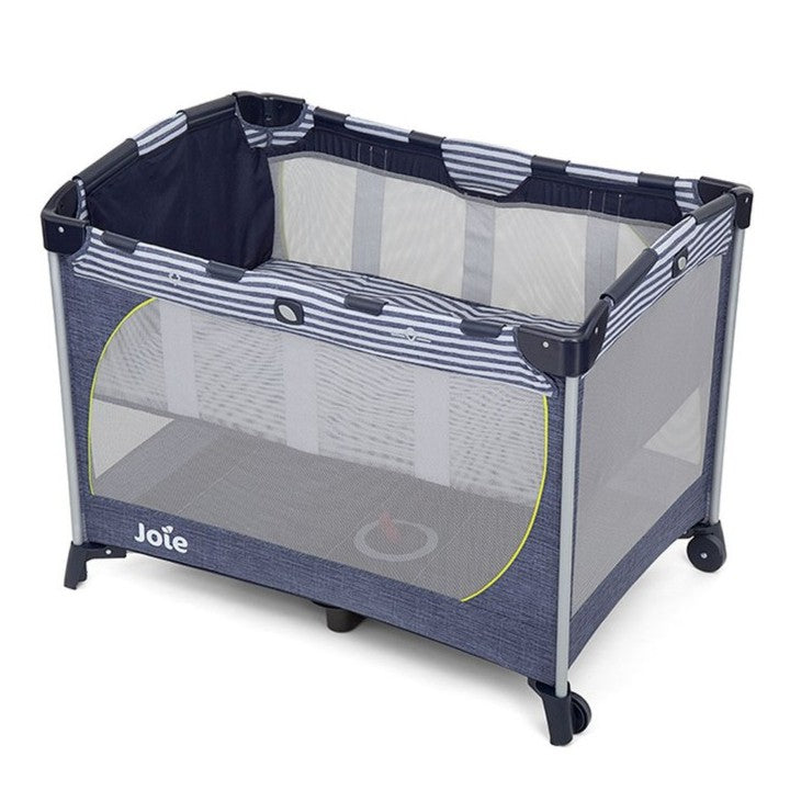 Joie Commuter Change Travel Cot with Bassinet - Denim