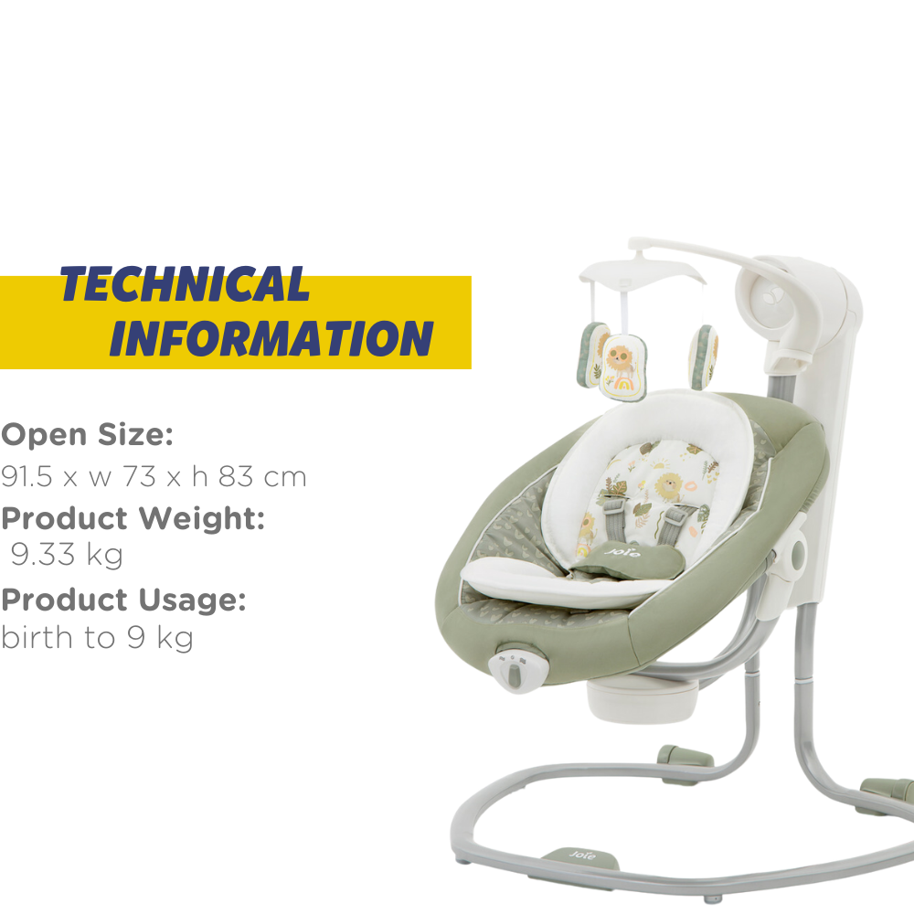 Joie Serina Swivel Swing (Wild Island)