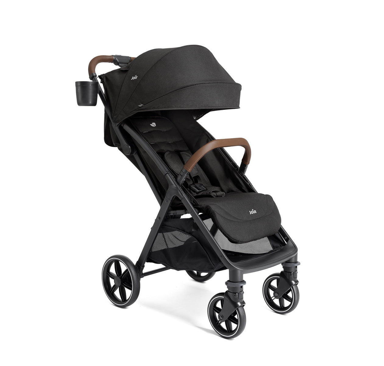 Joie Nutmeg Compact Travel Stroller Suitable From Birth to 22kg- Shale